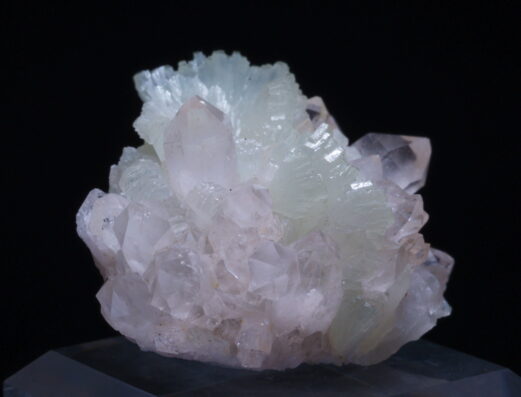 モロッコ産ローズクォーツ/プレナイト