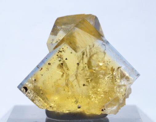 イングランド・ヒルトン鉱山産イエローフローライトの綺麗な標本